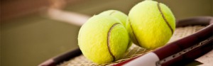 AHS Bulldog TENNIS (balls on racket)